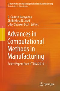 Produktbild: Advances in Computational Methods in Manufacturing
