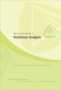 Produktbild: Recent Advances in Nonlinear Analysis