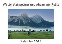 Produktbild: Wettersteingebirge und Mieminger Kette (Wandkalender 2024, Kalender DIN A4 quer, Monatskalender im Querformat mit Kalendarium, Das perfekte Geschenk)