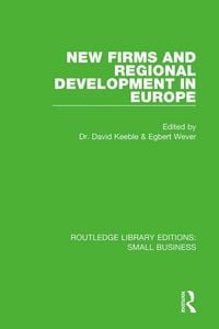 Produktbild: New Firms and Regional Development in Europe