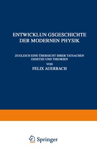 Produktbild: Entwicklungsgeschichte der Modernen Physik