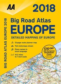 Produktbild: 2018 Big Road Atlas Europe