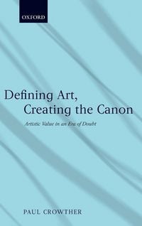 Produktbild: Defining Art, Creating the Canon