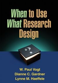 Produktbild: When to Use What Research Design