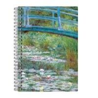 Produktbild: Monet Footbridge Wire-O Journal 6 X 8.5"