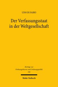 Produktbild: Der Verfassungsstaat in der Weltgesellschaft