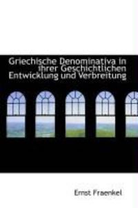 Produktbild: Griechische Denominativa in Ihrer Geschi