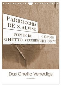 Produktbild: Das Ghetto Venedigs (Wandkalender 2026 DIN A4 hoch), CALVENDO Monatskalender