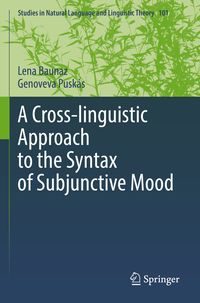 Produktbild: A Cross-linguistic Approach to the Syntax of Subjunctive Mood