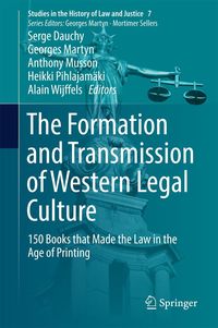 Produktbild: The Formation and Transmission of Western Legal Culture