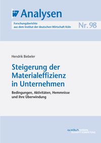 Produktbild: Steigerung der Materialeffizienz in Unternehmen