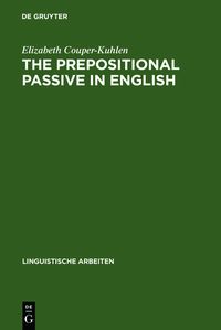 Produktbild: The prepositional passive in English