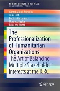 Produktbild: The Professionalization of Humanitarian Organizations