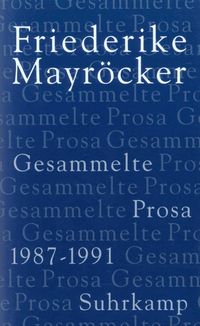 Bild vom Artikel Gesammelte Prosa vom Autor Friederike Mayröcker