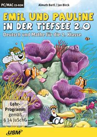 Produktbild: Emil und Pauline in der Tiefsee 2.0 - Deutsch und Mathe f&uuml;r die 2. Klasse  (PC+Mac)