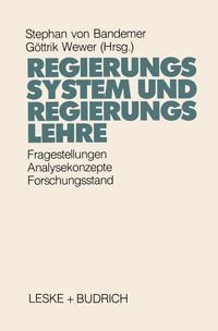 Produktbild: Regierungssystem und Regierungslehre