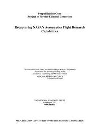 Produktbild: Recapturing Nasa's Aeronautics Flight Research Capabilities