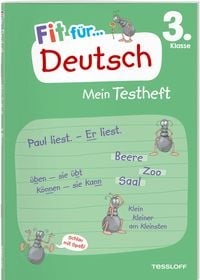 Produktbild: Fit f&uuml;r Deutsch 3. Klasse. Mein Testheft