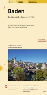 Produktbild: 215T Baden Wanderkarte