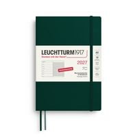 Produktbild: Wochenkalender & Notizbuch Medium (A5) 2027, Softcover, Forest Green, Deutsch