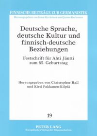 Produktbild: Deutsche Sprache, deutsche Kultur und finnisch-deutsche Beziehungen