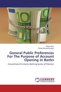 Produktbild: General Public Preferences For The Purpose of Account Opening in Banks