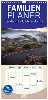 Produktbild: Familienplaner 2027 - La Palma - La Isla Bonita mit 5 Spalten (Wandkalender, 21 x 45 cm) CALVENDO