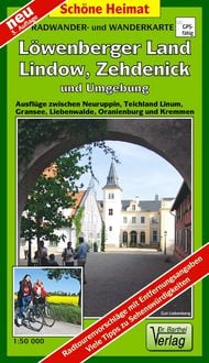 Produktbild: Radwander- und Wanderkarte L&ouml;wenberger Land, Lindow, Zehdenick und Umgebung