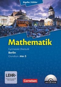 Produktbild: Mathematik Sekundarstufe II Grundkurs MA-3 Qualifikationsphase. Sch&uuml;lerbuch Berlin