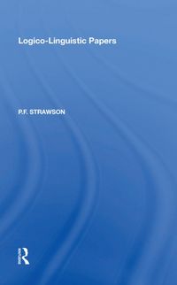 Produktbild: Strawson, P: Logico-Linguistic Papers