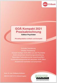 Produktbild: GO&Auml; Kompakt 2021 Psychiater