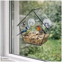 Produktbild: HTI-Living Vogelfutterhaus Nessa transparent 1-teilig Vogelfutterhaus Nessa transparent 1-teilig