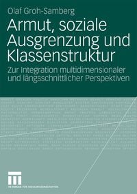 Produktbild: Armut, soziale Ausgrenzung und Klassenstruktur