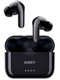 Bild vom Artikel Aukey EP-T28 Handy  In Ear Headset Bluetooth® Stereo Schwarz  Ladecase, Touch-Steuerung, Wasserabweisend vom Autor 