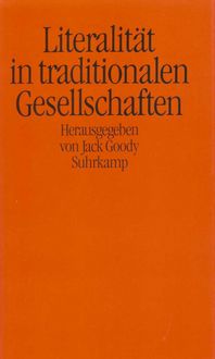 Produktbild: Literalit&auml;t in traditionalen Gesellschaften