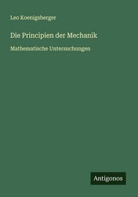 Produktbild: Die Principien der Mechanik