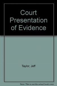 Produktbild: Taylor, J: Court Presentation of Evidence