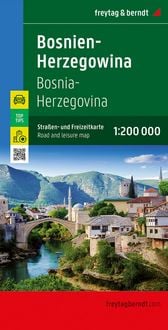 Produktbild: Freytag & berndt Stra&szlig;enkarte Bosnien-Herzegowina 1:200.000
