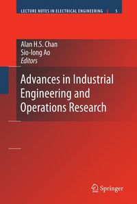 Produktbild: Advances in Industrial Engineering and Operations Research