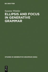 Produktbild: Ellipsis and Focus in Generative Grammar