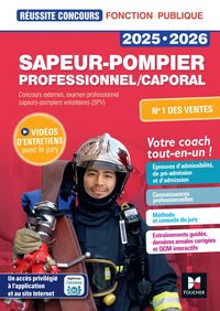 Produktbild: R&eacute;ussite Concours Sapeur-pompier professionnel/caporal - 2025-2026 - Pr&eacute;paration compl&egrave;te