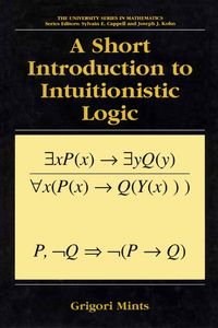 Produktbild: A Short Introduction to Intuitionistic Logic