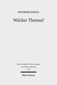 Bild vom Artikel Welcher Thomas? vom Autor Wilfried Eisele