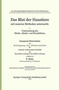 Produktbild: Das Blut der Haustiere mit neueren Methoden untersucht