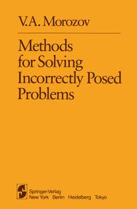Produktbild: Methods for Solving Incorrectly Posed Problems