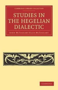 Produktbild: Studies in the Hegelian Dialectic