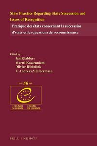 Produktbild: State Practice Regarding State Succesion and Issues of Recognition