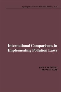 Produktbild: International Comparisons in Implementing Pollution Laws