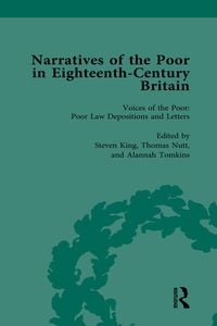 Produktbild: Narratives of the Poor in Eighteenth-Century England Vol 1