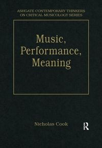 Produktbild: Music, Performance, Meaning